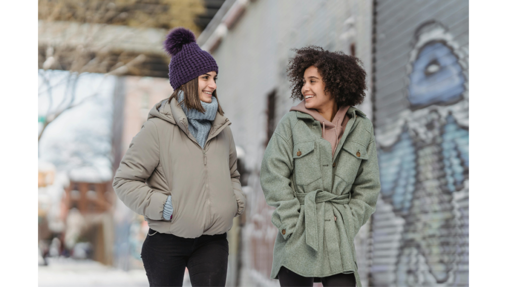 Winter street style looks under 3000 for women with jacket and beanie